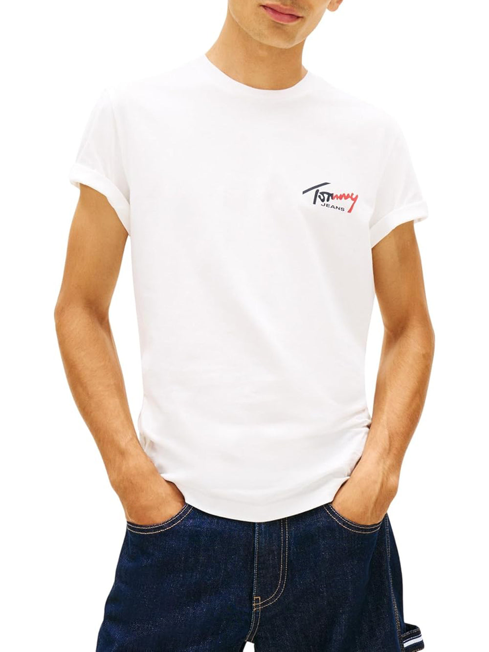 TOMMY HILFIGER T-shirt Uomo - Ecru modello DM0DM22538YBL