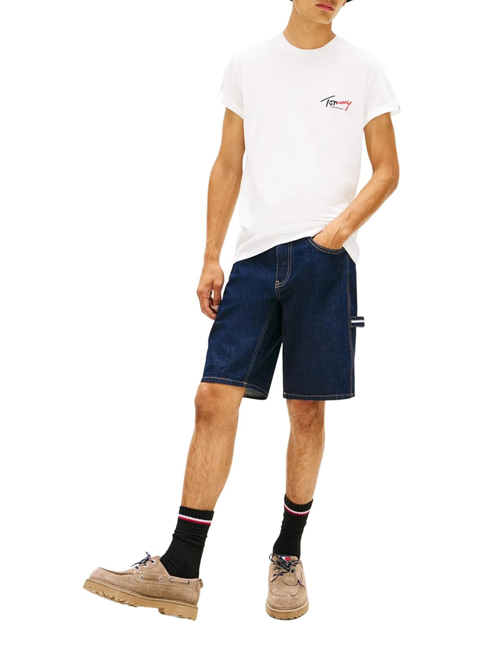 TOMMY HILFIGER T-shirt Uomo - Ecru modello DM0DM22538YBL
