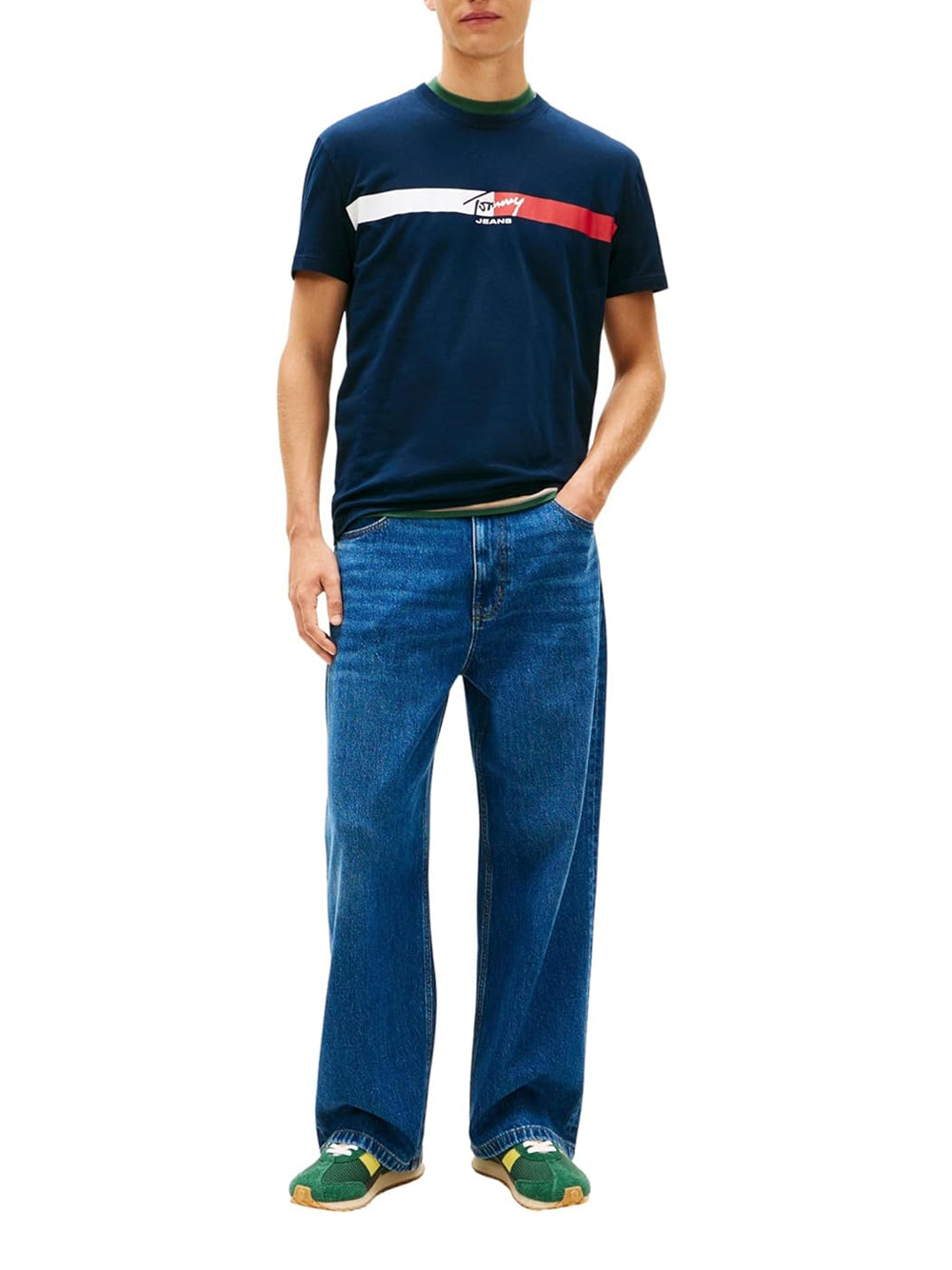 TOMMY HILFIGER T-shirt Uomo - Blu modello DM0DM22539C1G