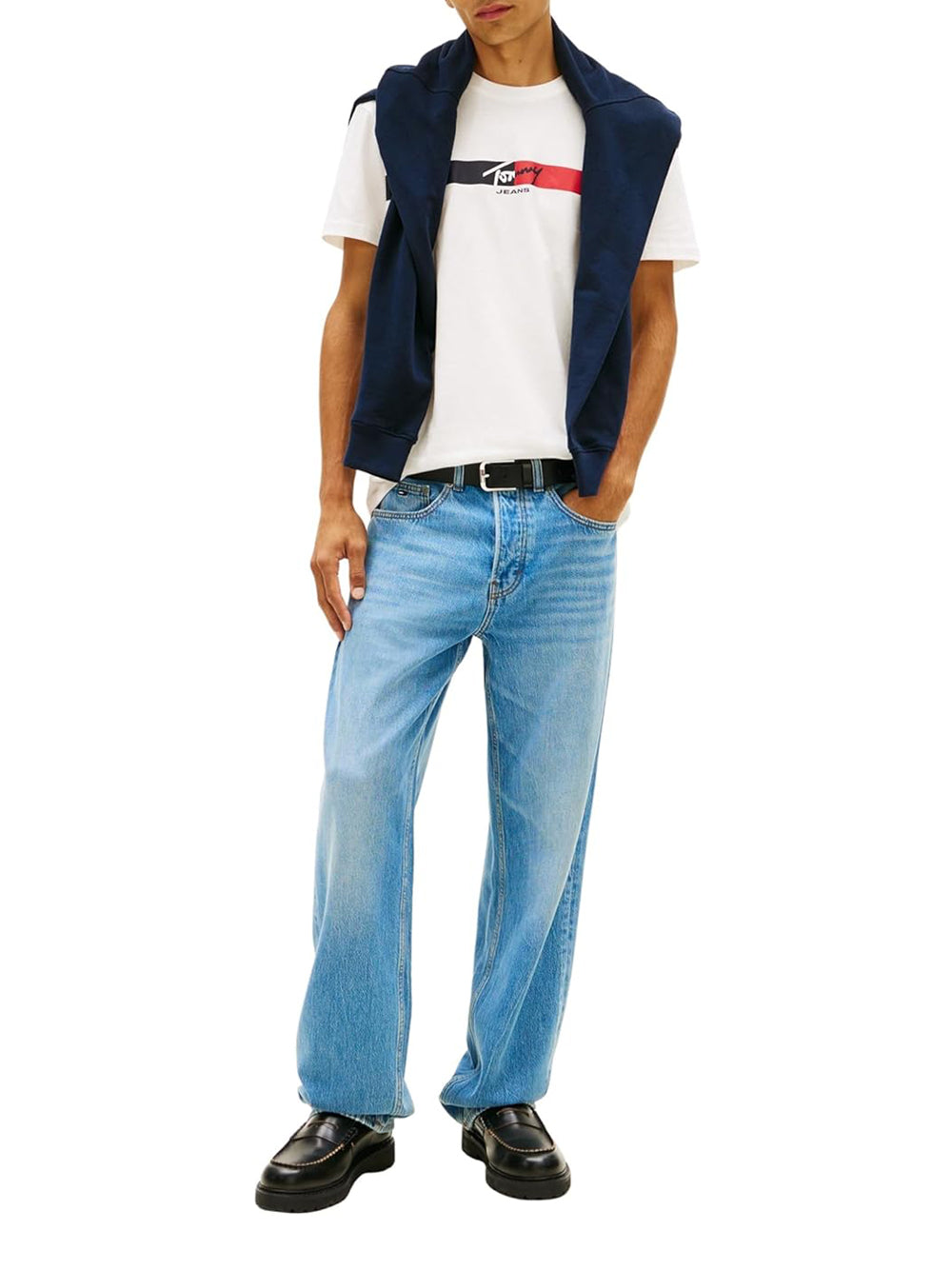 TOMMY HILFIGER T-shirt Uomo - Ecru modello DM0DM22539YBL