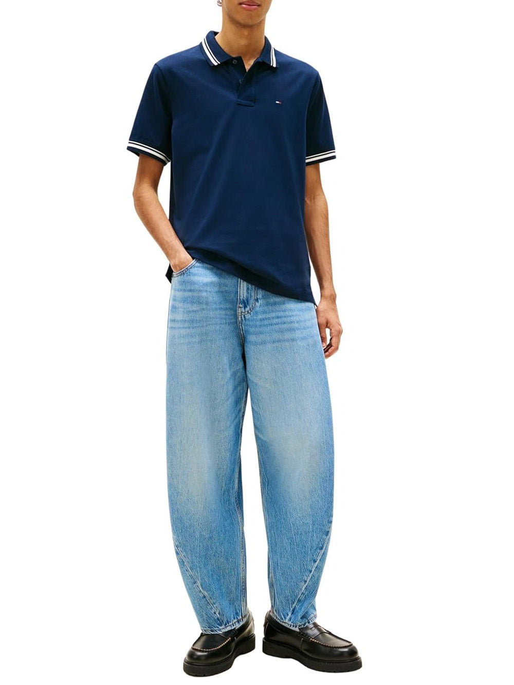 TOMMY HILFIGER Polo Uomo - Blu modello DM0DM22700C1G