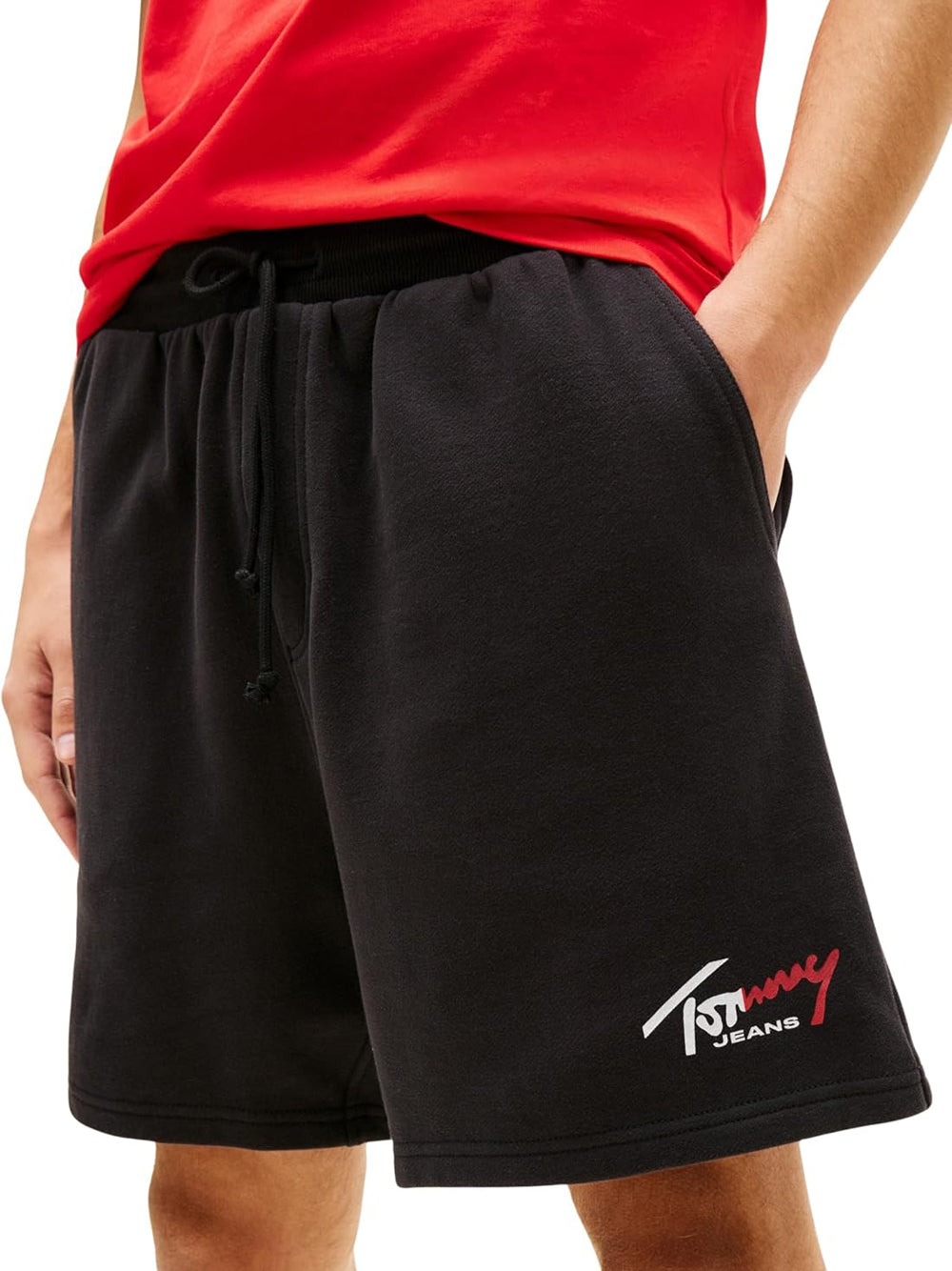 TOMMY HILFIGER Shorts Uomo - Black modello DM0DM23017BDS