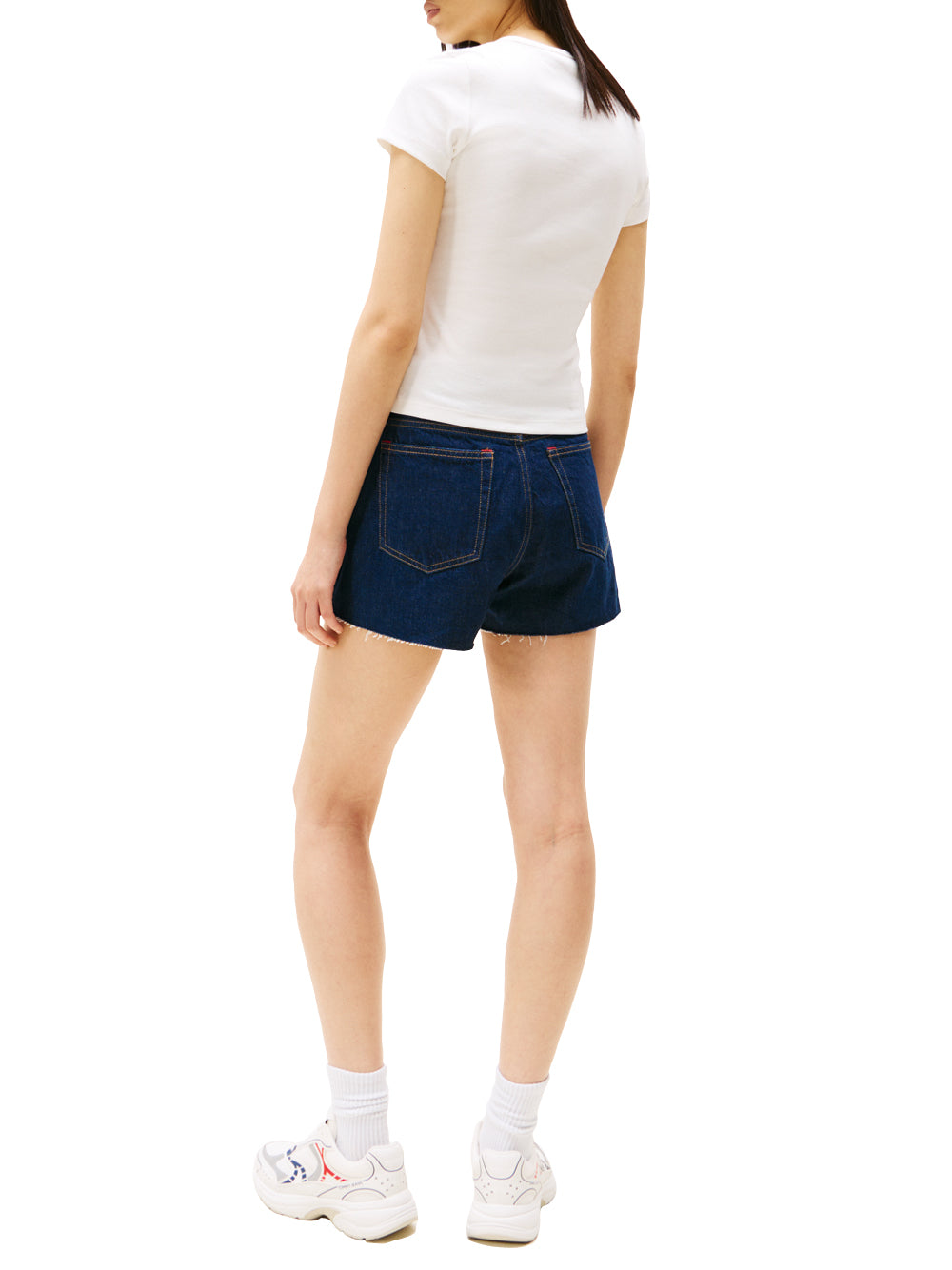 TOMMY HILFIGER T-shirt Donna - Ecru modello DW0DW17881YBL