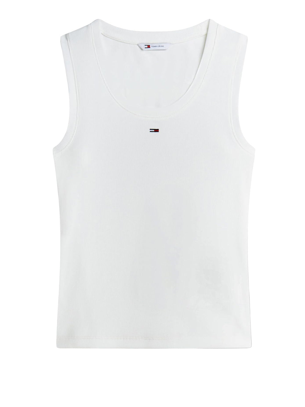TOMMY HILFIGER Canotta Donna - Ecru modello DW0DW20673YBL