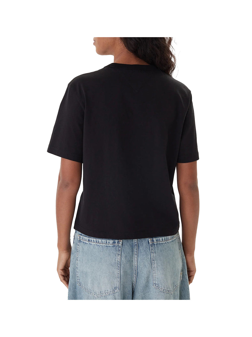 TOMMY HILFIGER T-shirt Donna - Black modello DW0DW22202BDS