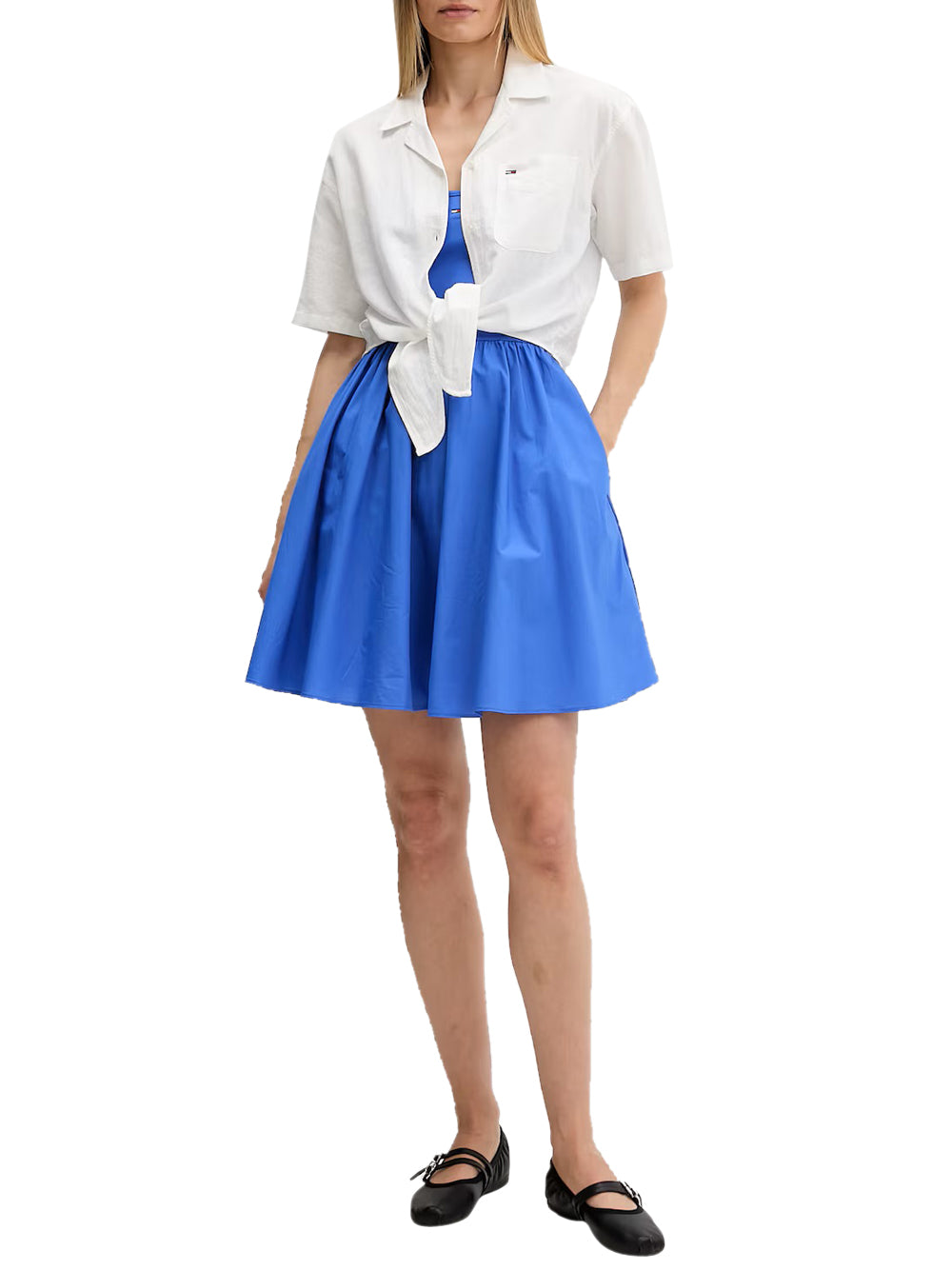 TOMMY HILFIGER Camicia Donna - Ecru modello DW0DW22210YBL