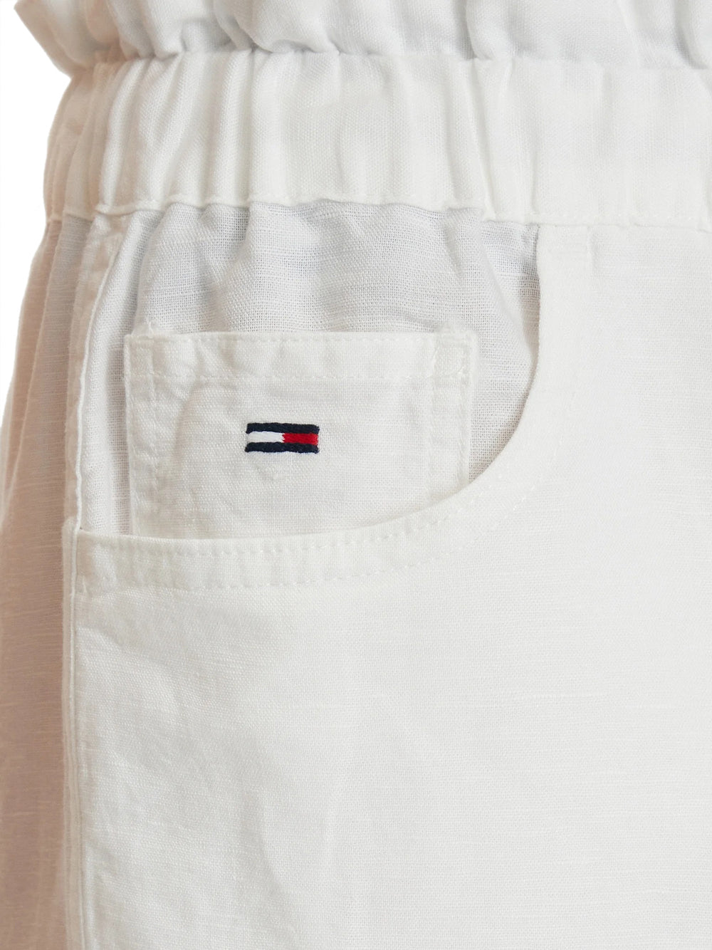 TOMMY HILFIGER Shorts Donna - Ecru modello DW0DW22227YBL