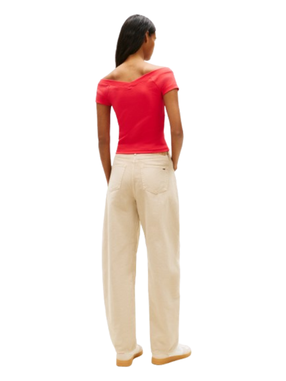 TOMMY HILFIGER T-shirt Donna - Rosso modello DW0DW22265XK3