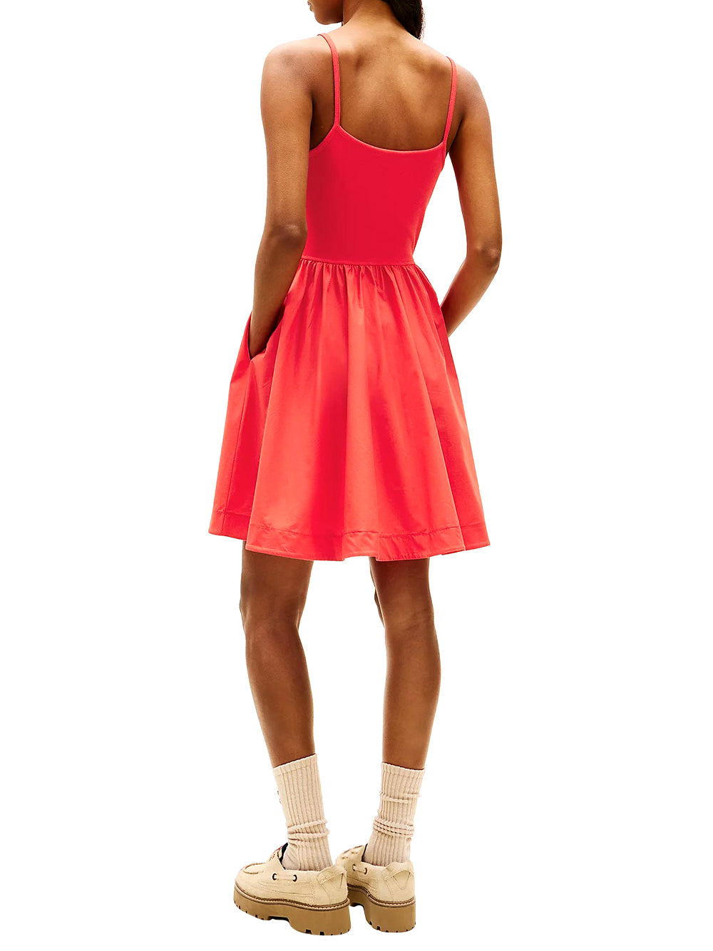 TOMMY HILFIGER Abito Donna - Rosso modello DW0DW22352XK3