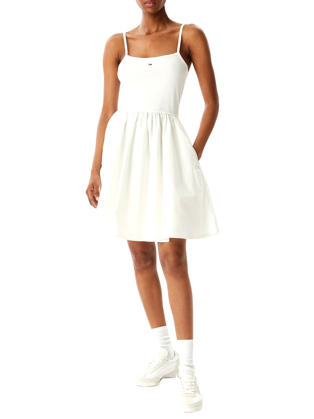 TOMMY HILFIGER Abito Donna - Ecru modello DW0DW22352YBL