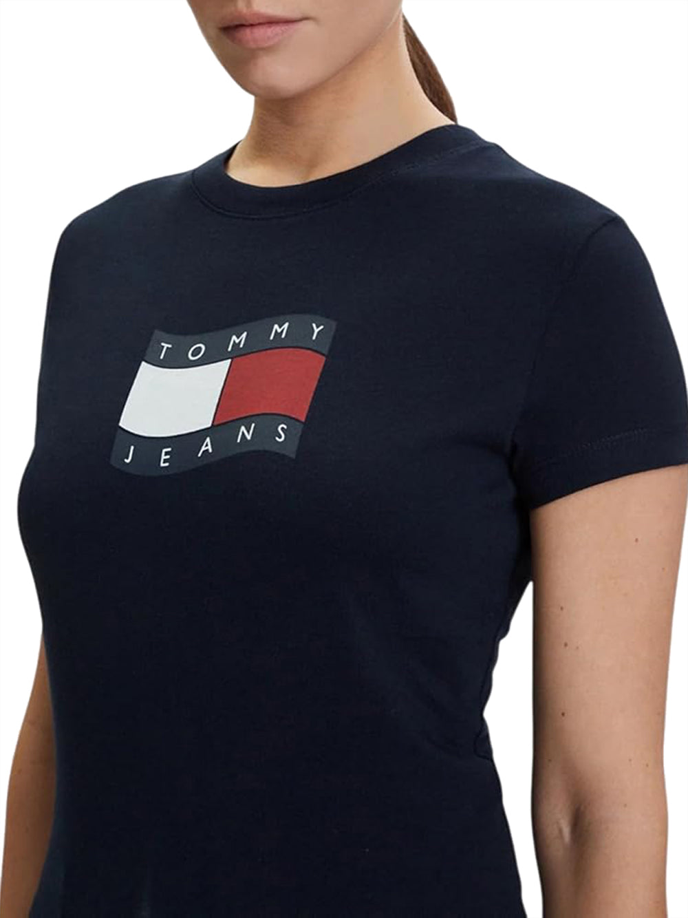 TOMMY HILFIGER T-shirt Donna - Blu modello DW0DW22781C1G