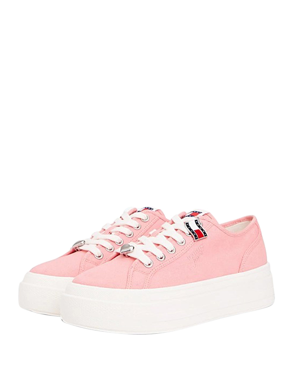 TOMMY HILFIGER Sneakers platform Donna - Rosa modello EN0EN02959TI5