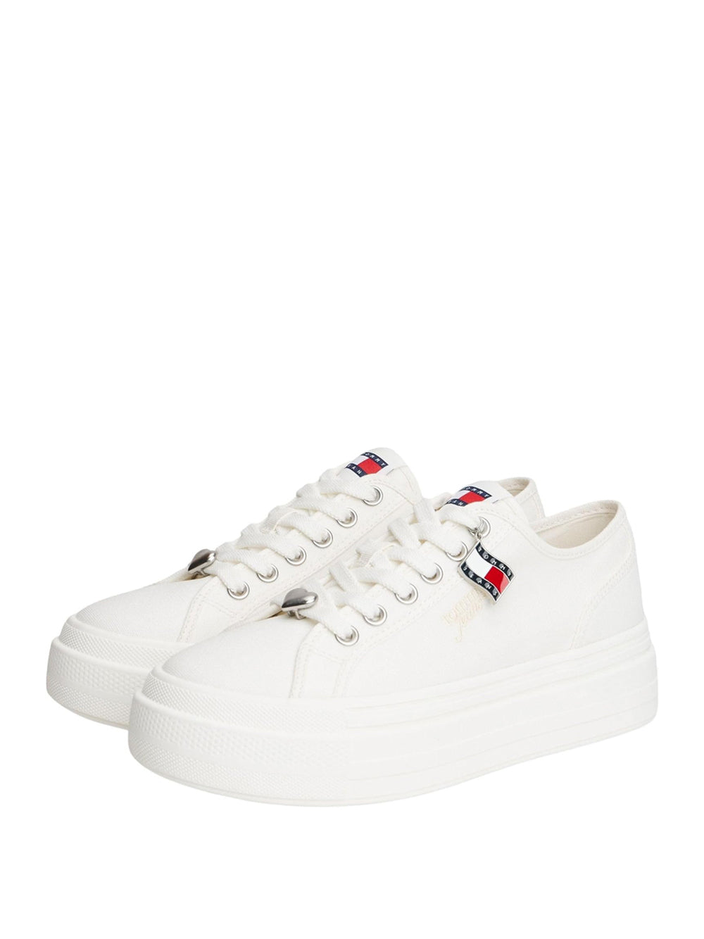 TOMMY HILFIGER Sneakers platform Donna - Bianco modello EN0EN02959YBL