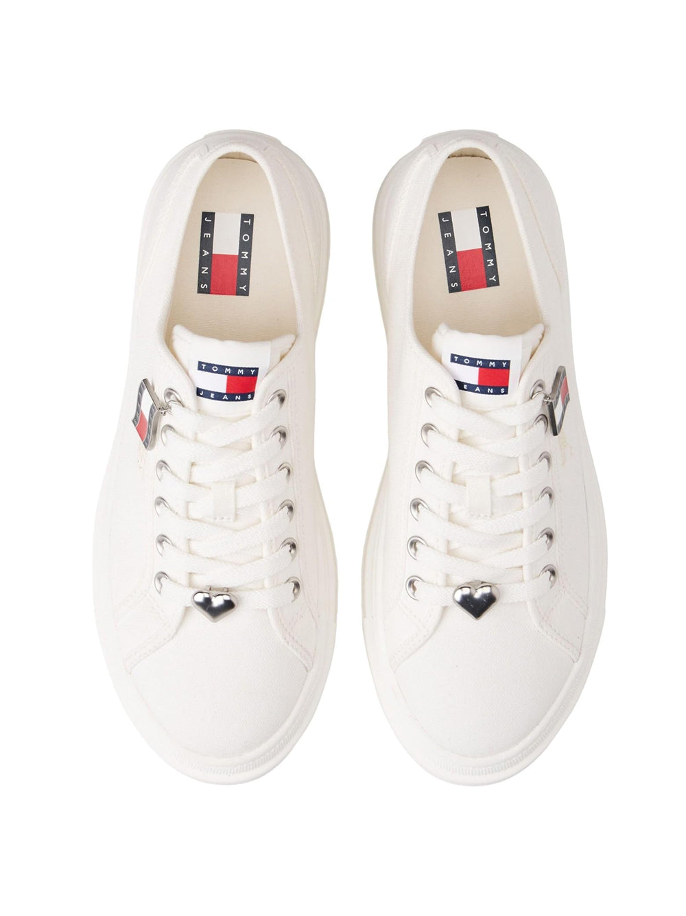 TOMMY HILFIGER Sneakers platform Donna - Bianco modello EN0EN02959YBL