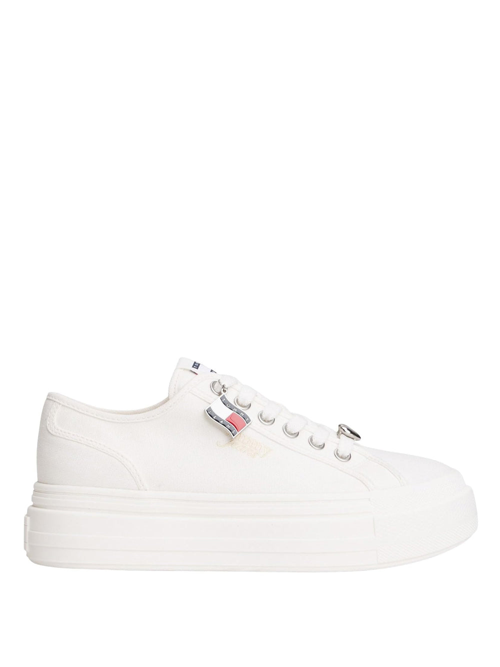 TOMMY HILFIGER Sneakers platform Donna - Bianco modello EN0EN02959YBL