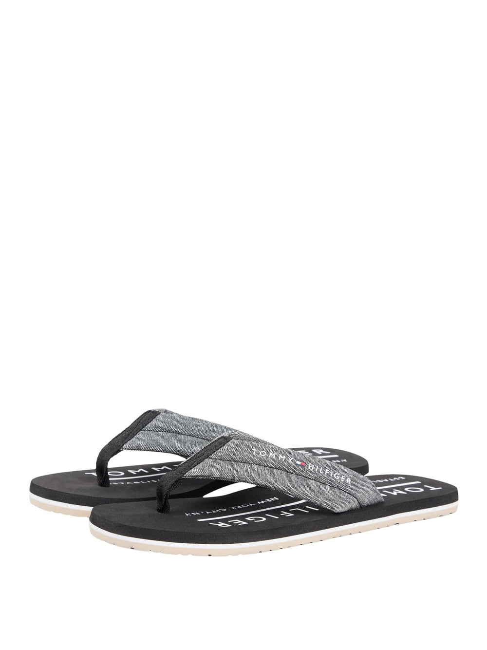 TOMMY HILFIGER Ciabatte infradito Uomo - Nero modello FM0FM05751BDS