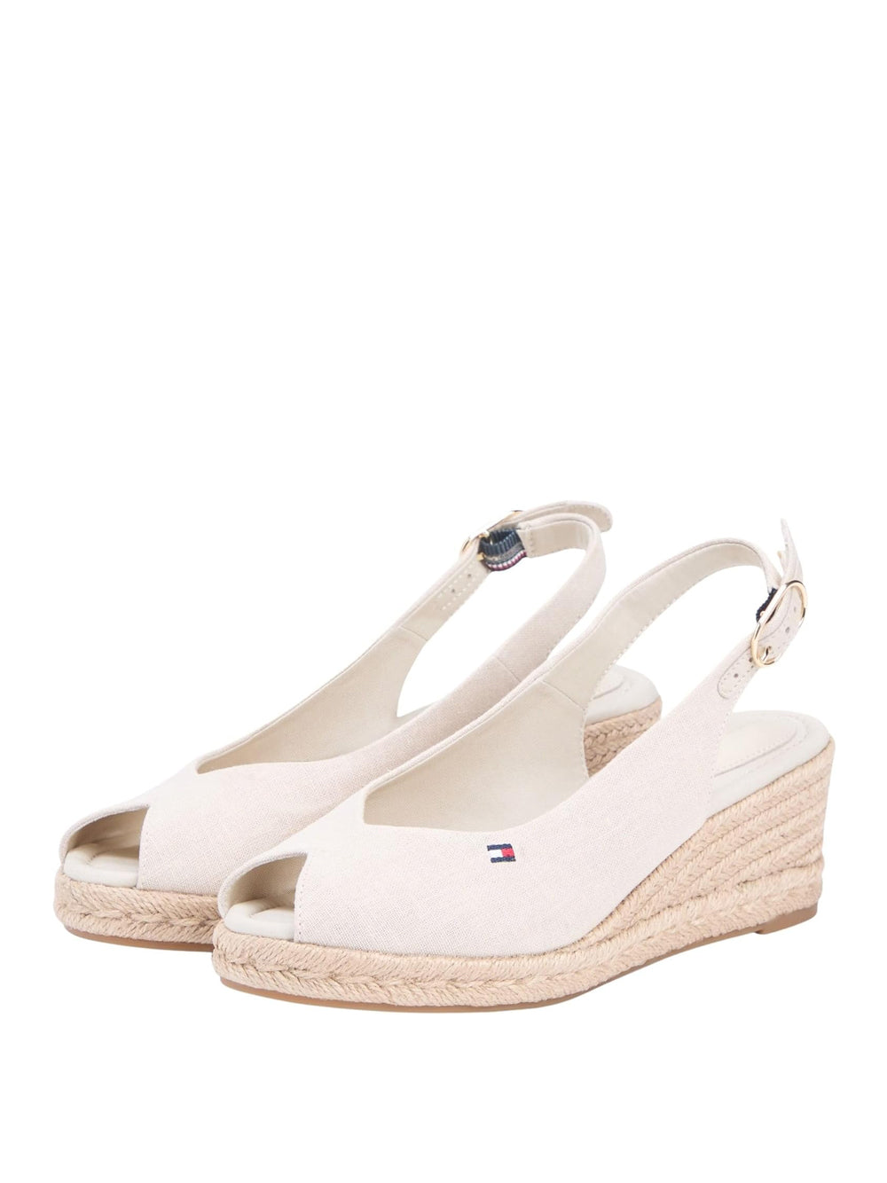 TOMMY HILFIGER Sandali con zeppa Donna - Beige modello FW0FW09228ACI