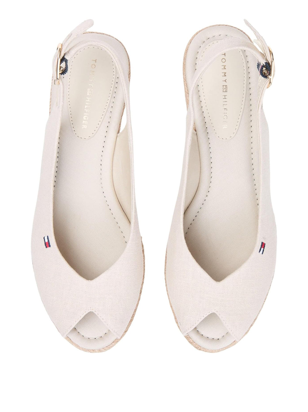 TOMMY HILFIGER Sandali con zeppa Donna - Beige modello FW0FW09228ACI