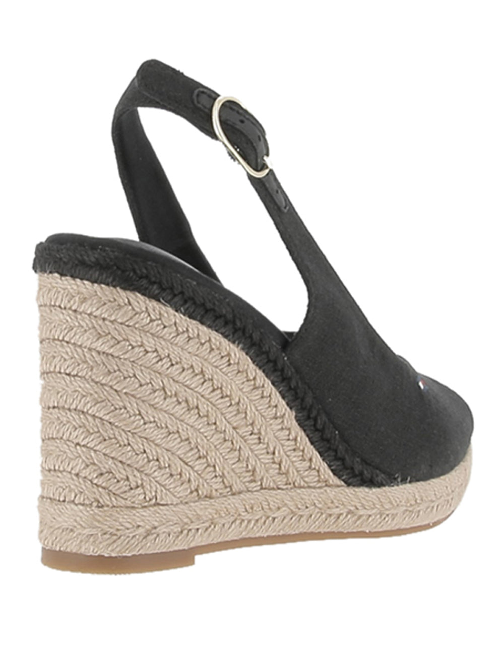 TOMMY HILFIGER Sandali con zeppa Donna - Nero modello FW0FW09343BDS