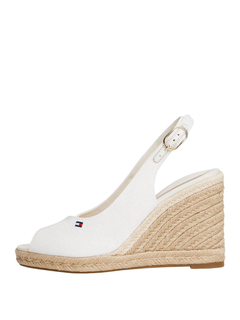 TOMMY HILFIGER Sandali con zeppa Donna - Ecru modello FW0FW09343YBL