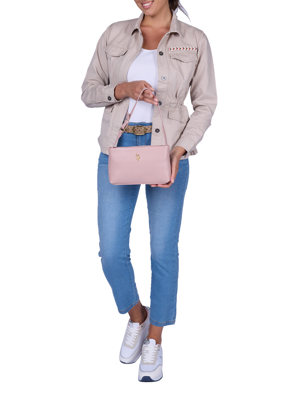 U.S. POLO ASSN. Borsa a Tracolla Donna - Rosa modello BEUQC6455WVP