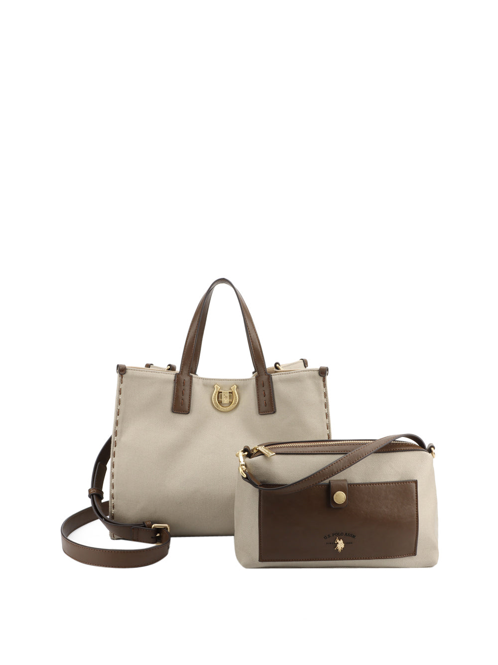 U.S. POLO ASSN. Borsa a Spalla Donna - Grigio modello BIU0M8869WC2
