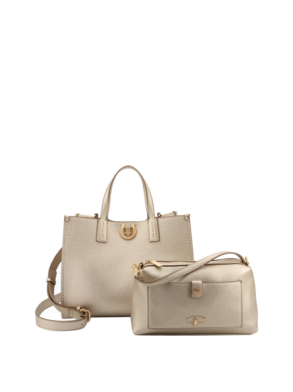 U.S. POLO ASSN. Borsa a Mano Donna - Oro modello BIU0M8869WVP