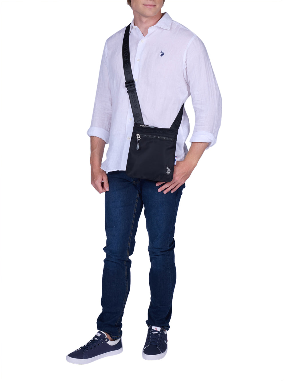 U.S. POLO ASSN. Borsa a Tracolla Uomo - Nero modello BIUB55678MIA