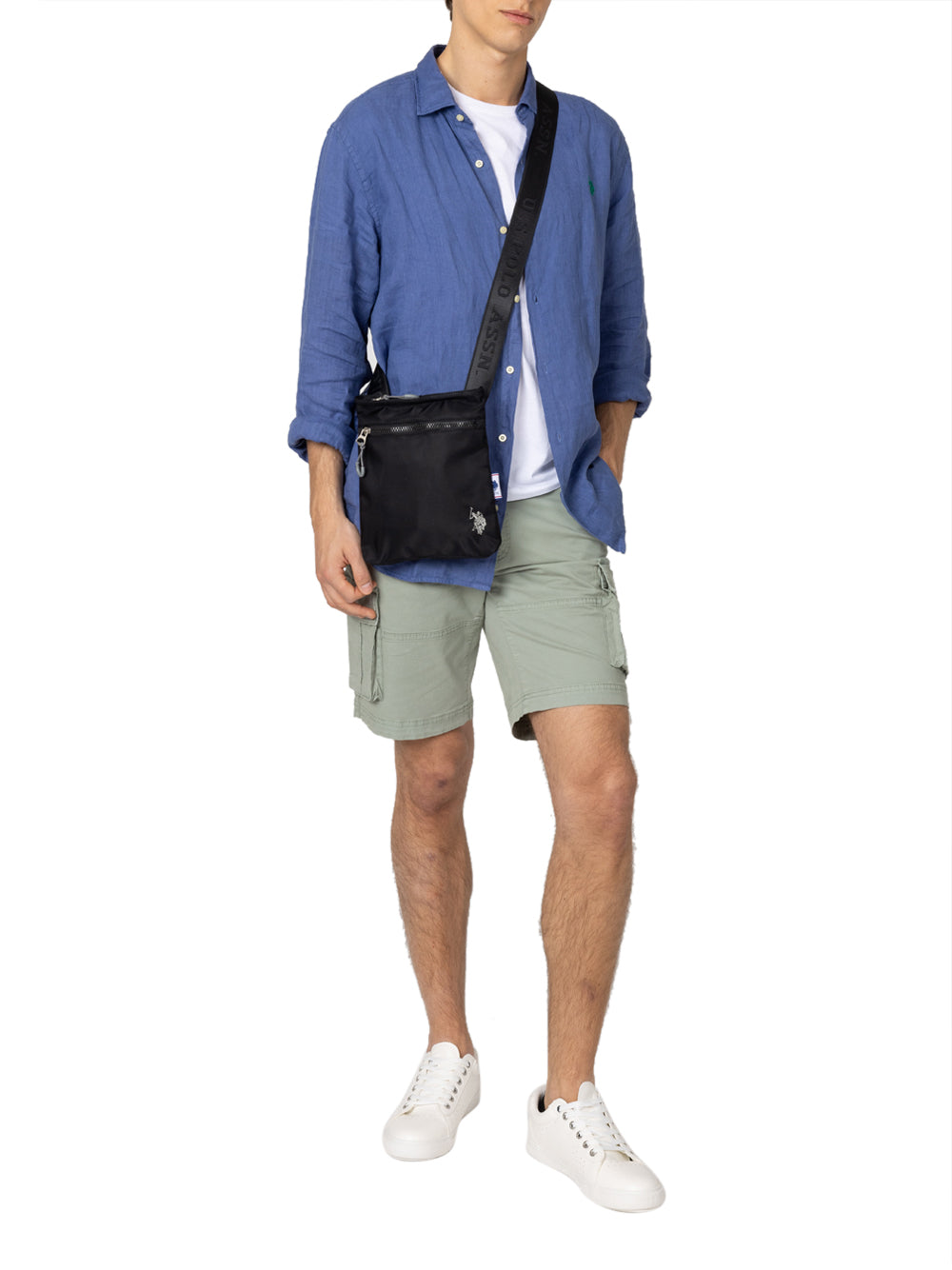 U.S. POLO ASSN. Borsa a Tracolla Uomo - Nero modello BIUB55678MIA