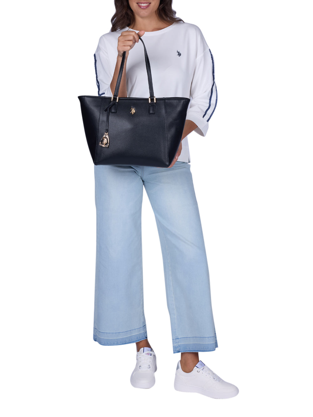 U.S. POLO ASSN. Borsa Shopping Donna - Nero modello BIUJE8908WVP