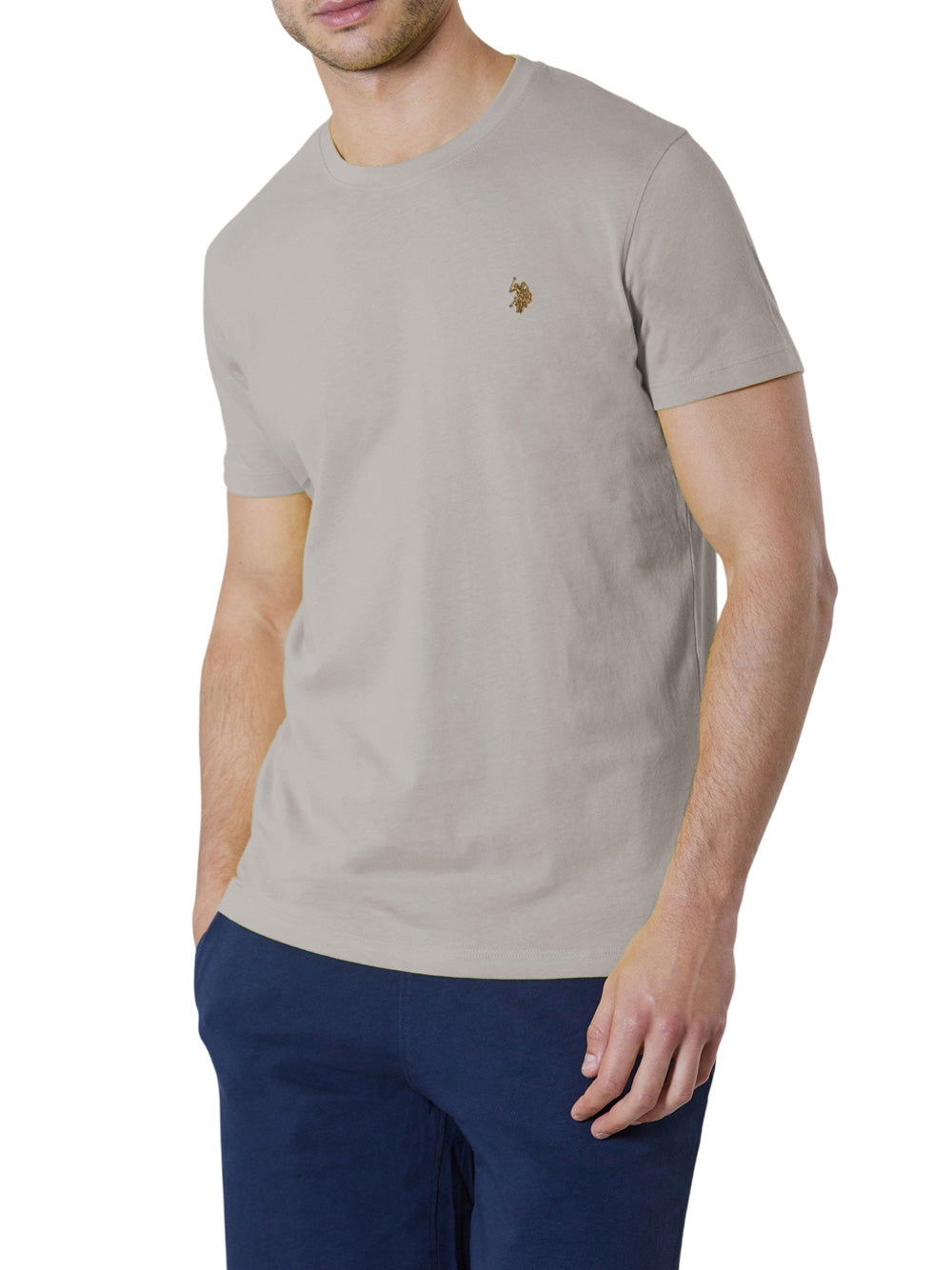 US POLO ASSN. T-shirt Uomo - Beige modello US43154015