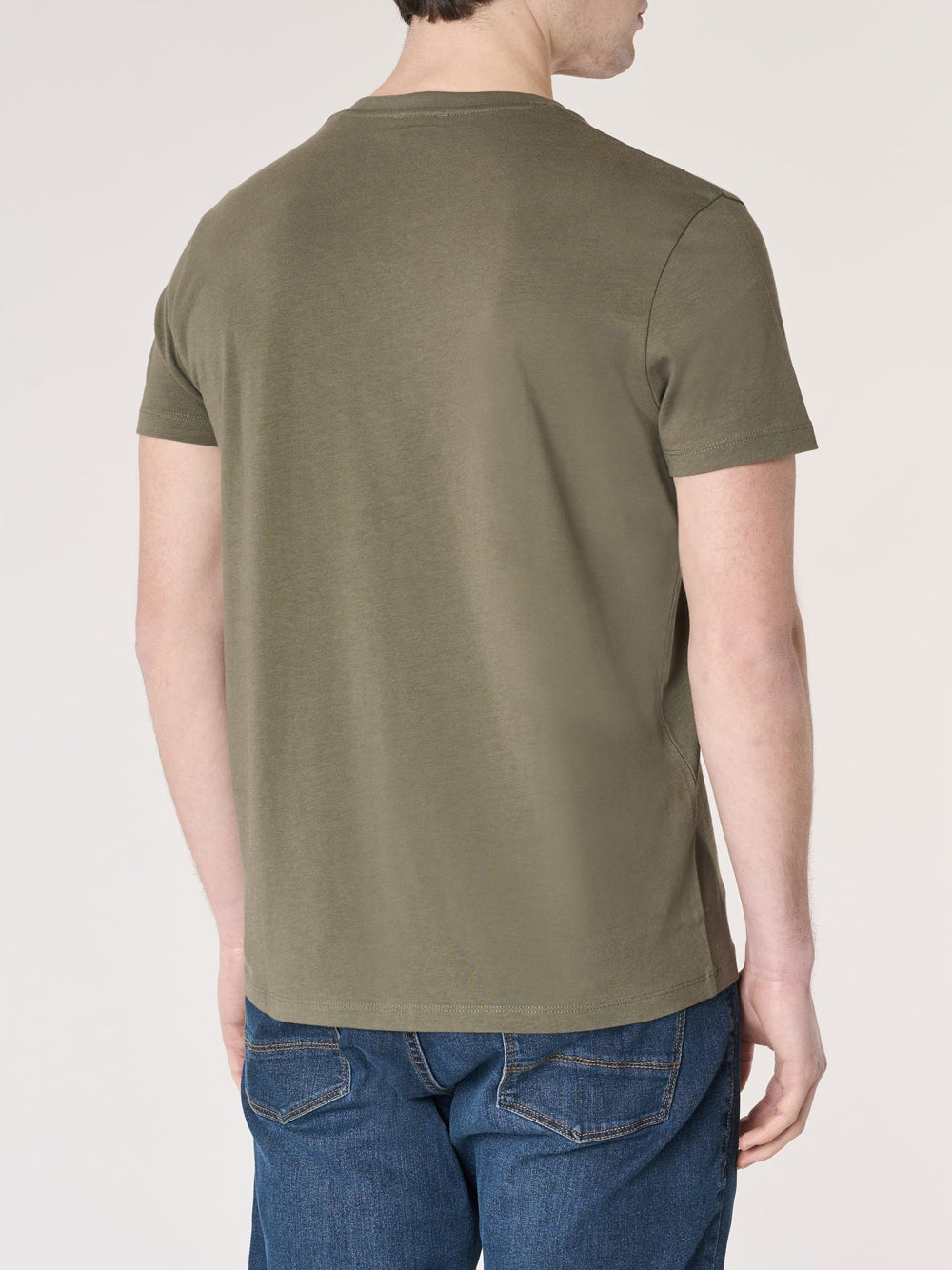 US POLO ASSN. T-shirt Uomo - Verde militare modello US43154015