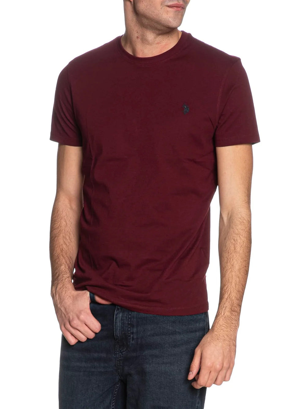 US POLO ASSN. T-shirt Uomo - Bordò modello US43154015