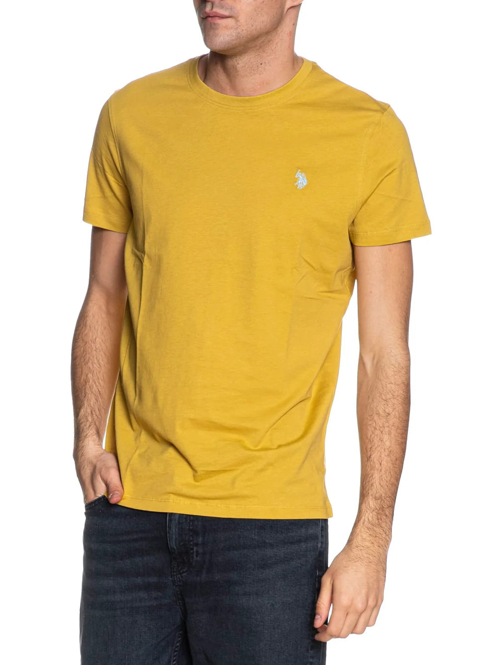 US POLO ASSN. T-shirt Uomo - Giallo modello US43154015