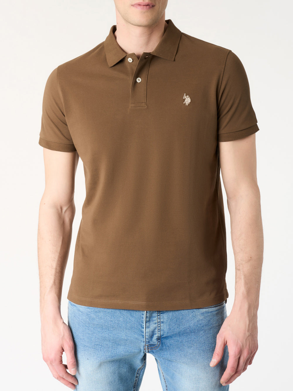 US POLO ASSN. Polo Uomo - Marrone modello US43197036