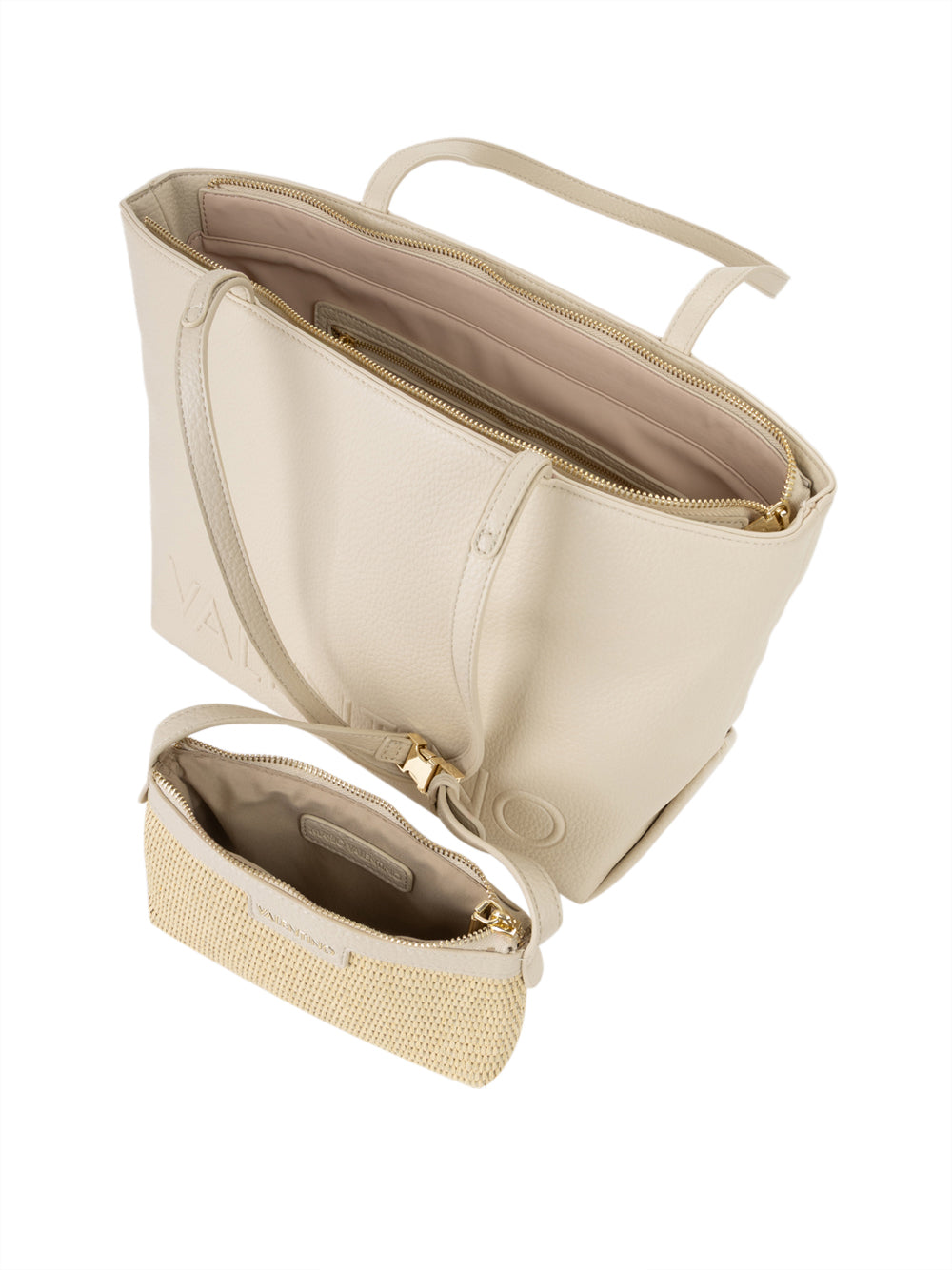 VALENTINO Borsa Shopping Donna - Beige modello VBS9TE01GRA