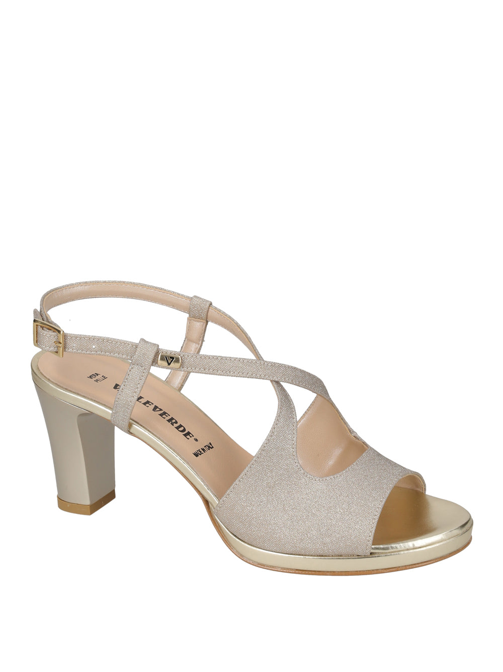 VALLEVERDE Sandali con tacco Donna - Oro modello 28348