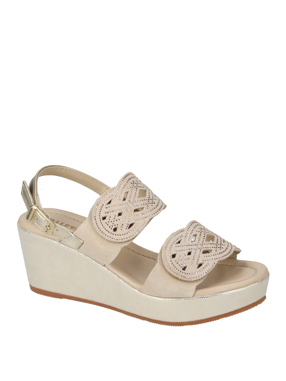 VALLEVERDE Sandali con zeppa Donna - Visone modello 32210