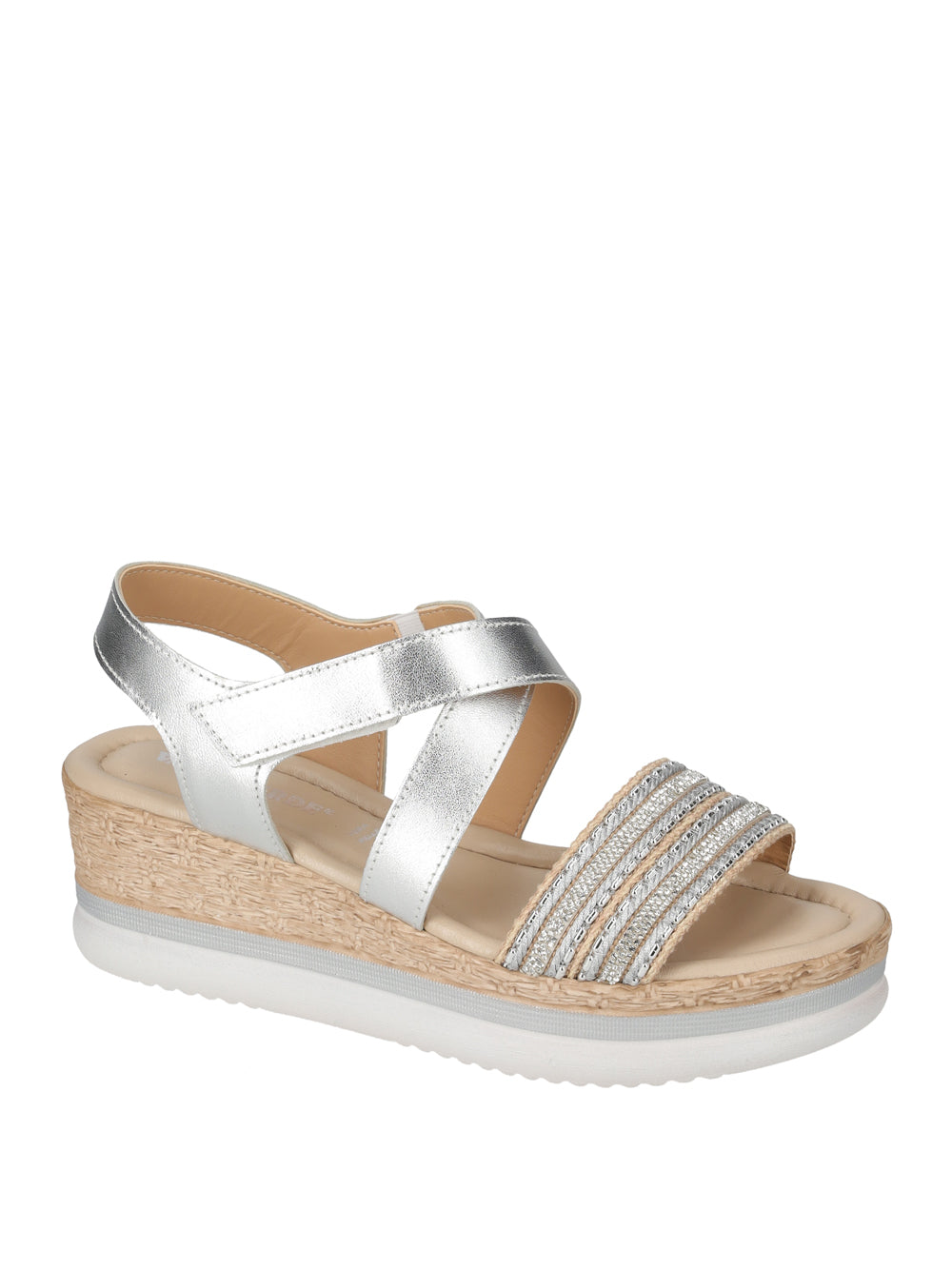 VALLEVERDE Sandali con zeppa Donna - Argento modello 32360