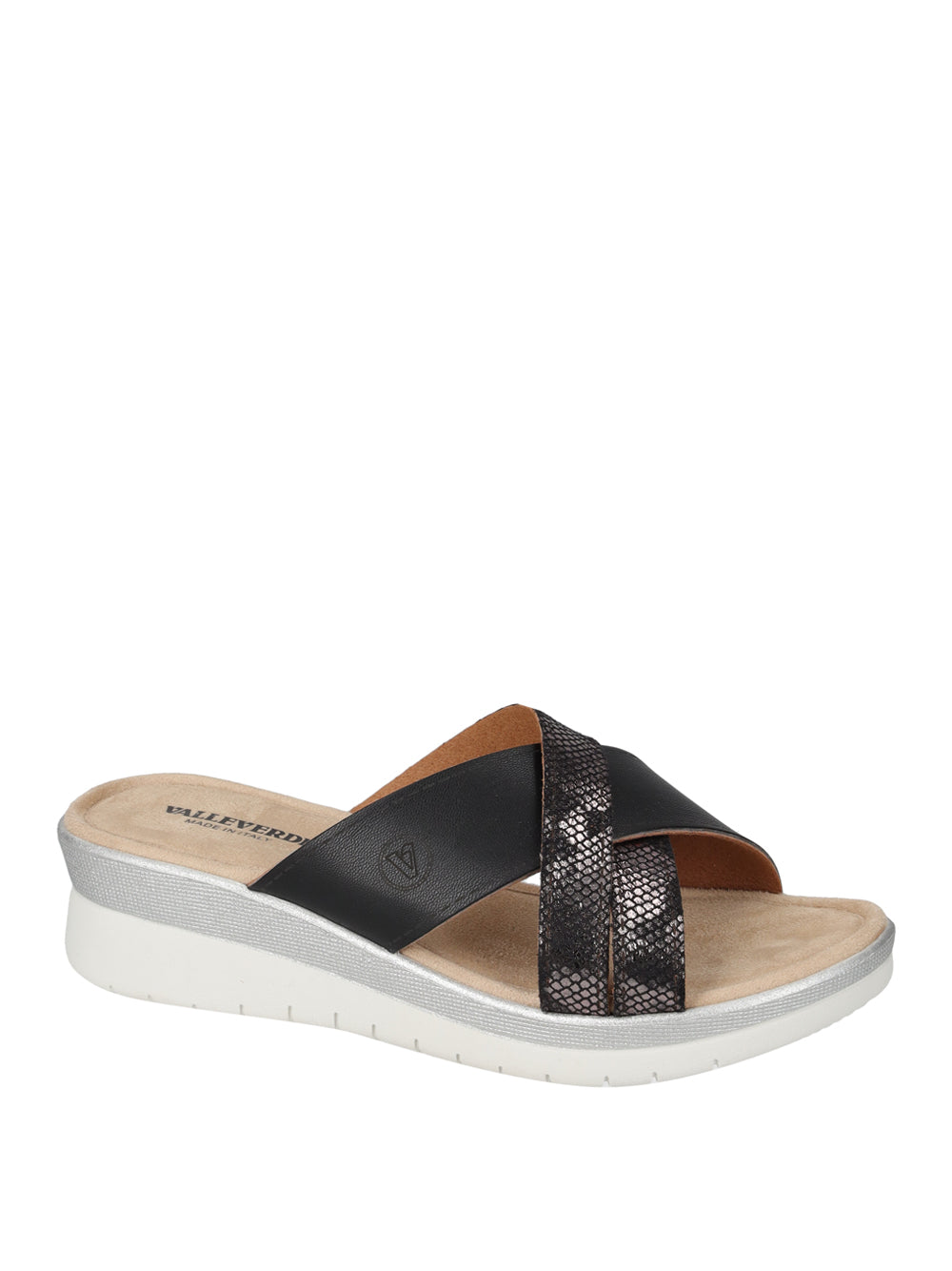 VALLEVERDE Sandali con zeppa Donna - Nero modello 52105