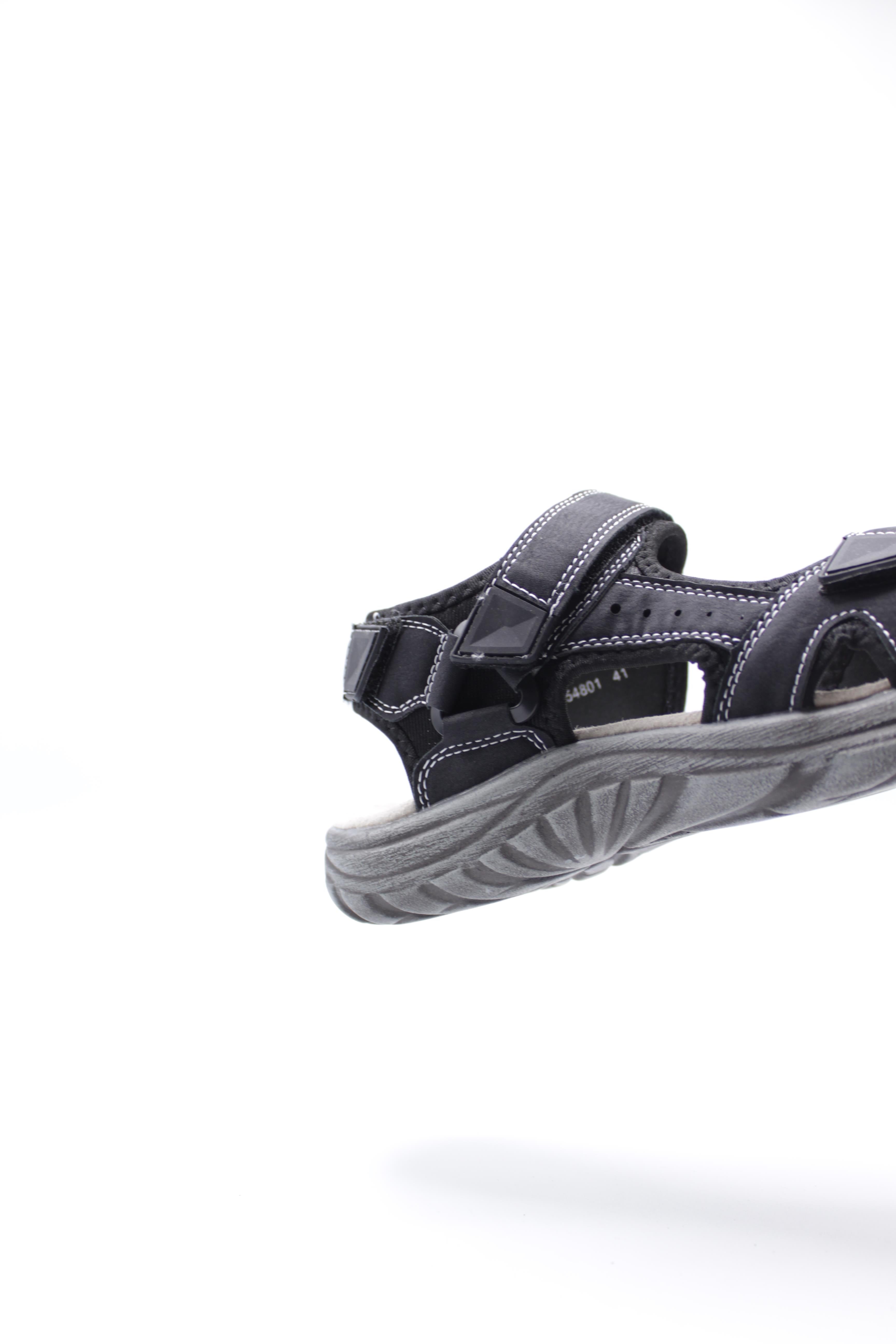 VALLEVERDE Sandali con strappi Uomo - Nero modello 54801