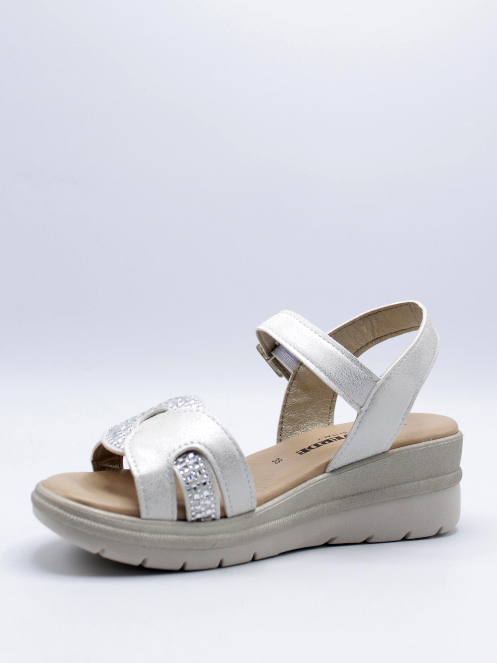 VALLEVERDE Sandali con zeppa Donna - Silver modello 55561