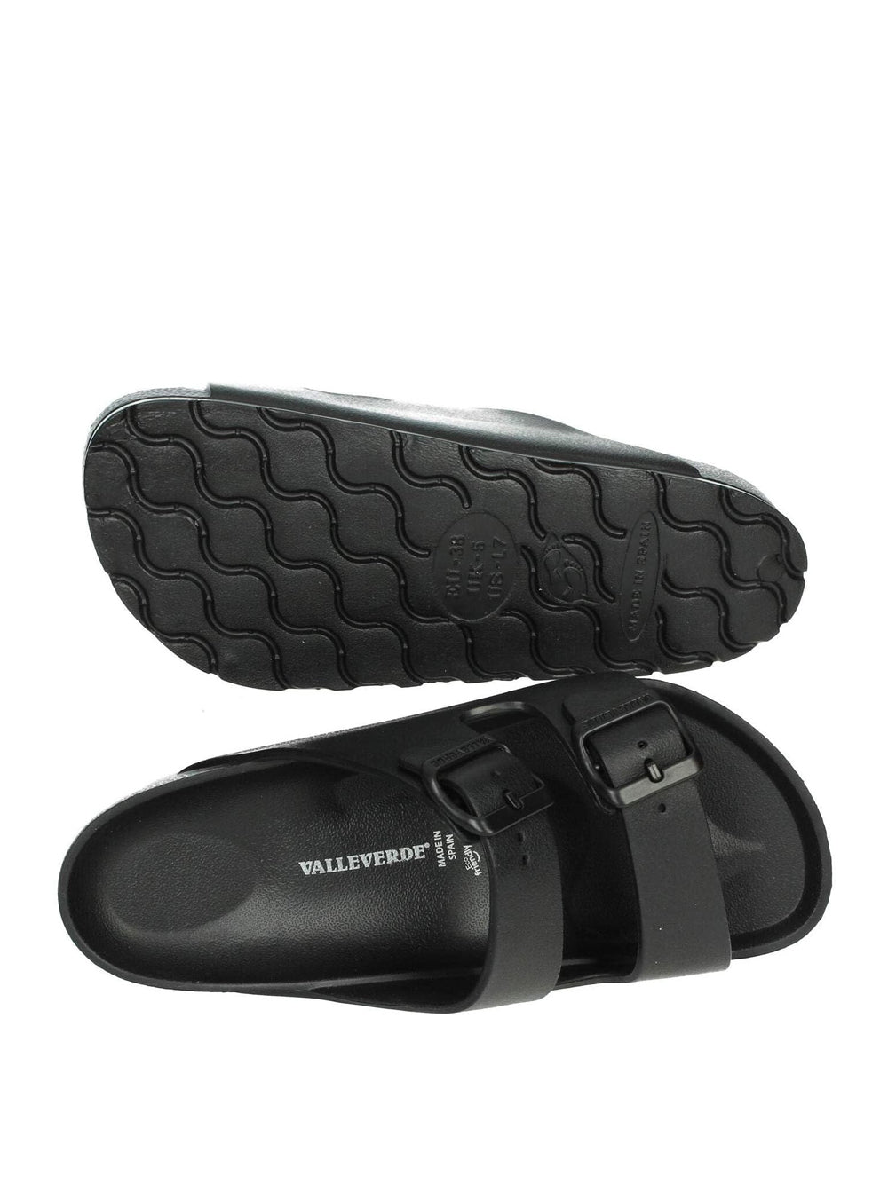 VALLEVERDE Sandali slippers Donna - Nero modello 59100A