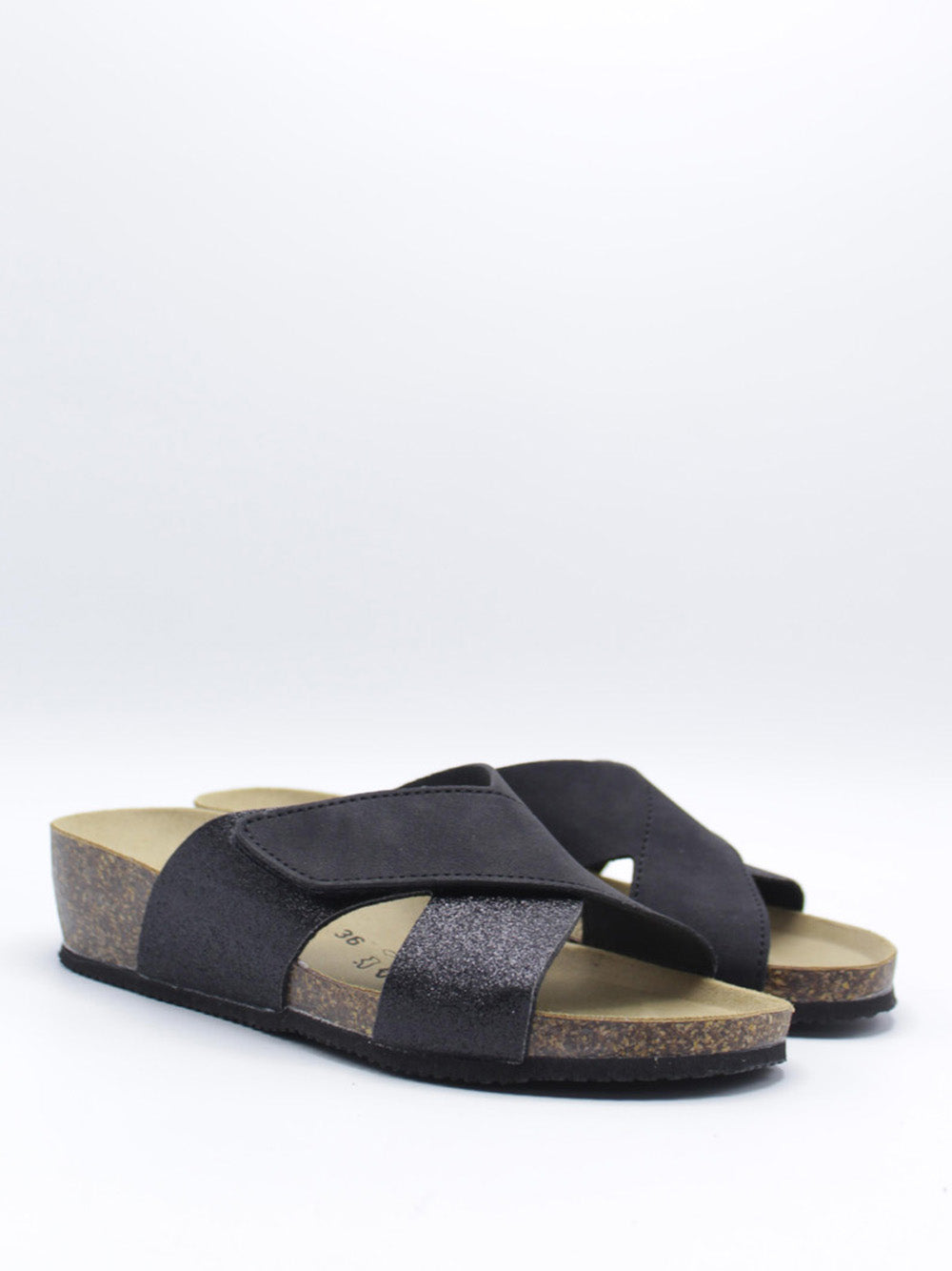 VALLEVERDE Sandali con zeppa Donna - Nero modello VG1299