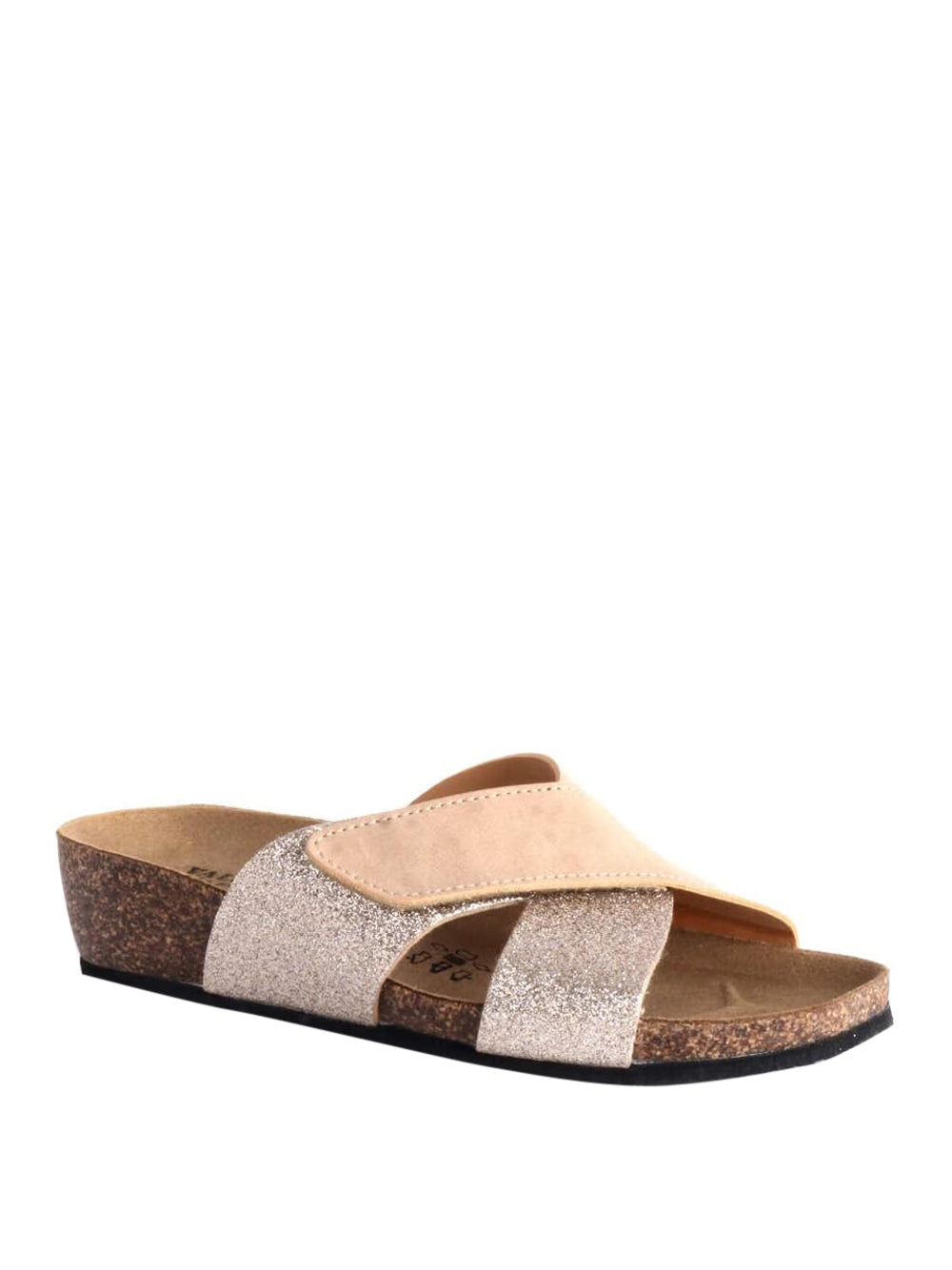 VALLEVERDE Sandali con strappi Donna - Sabbia modello VG1299