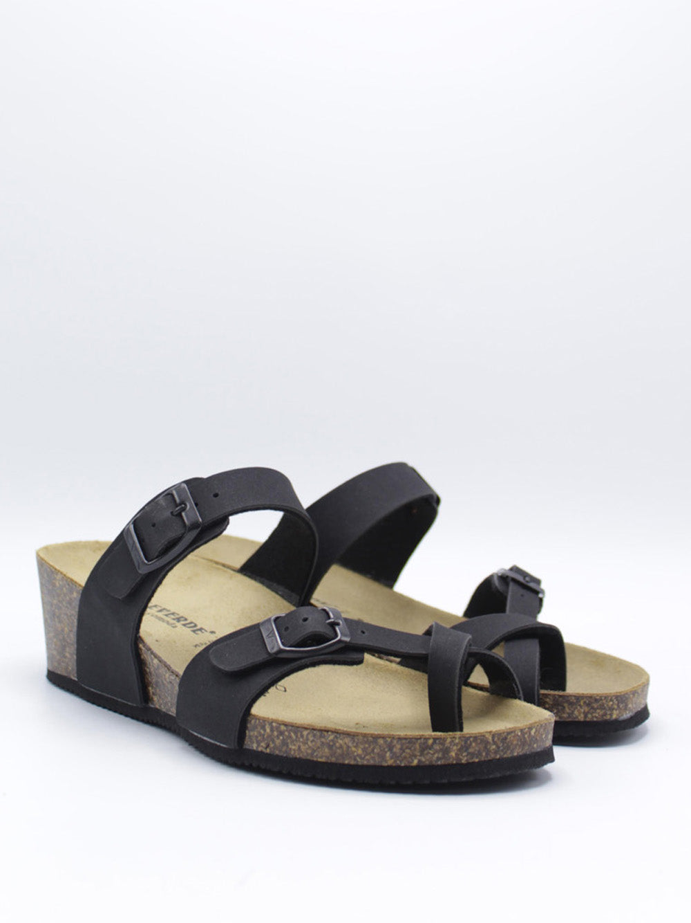VALLEVERDE Sandali con zeppa Donna - Nero modello VG1395P