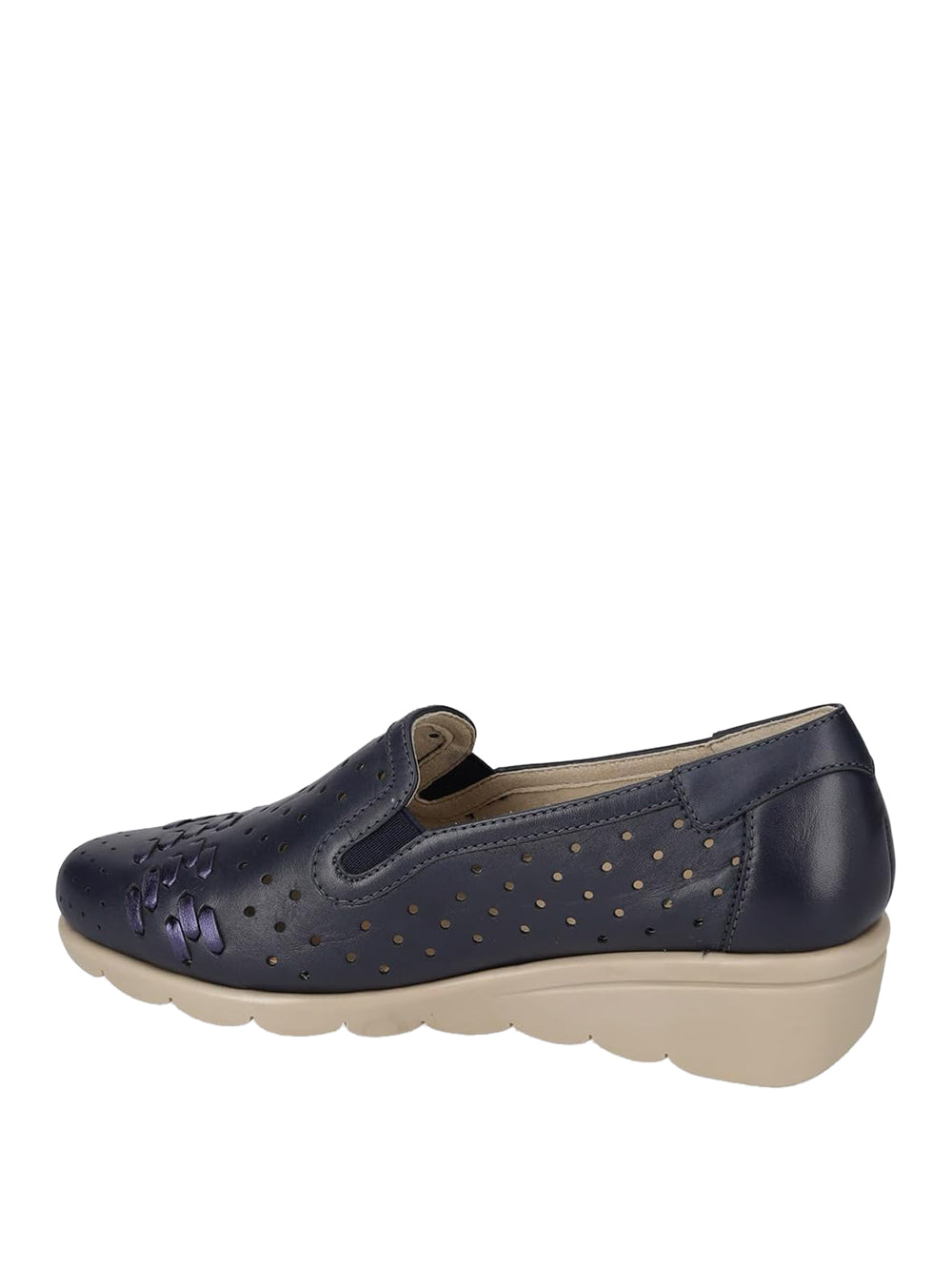 VALLEVERDE Mocassini con zeppa Donna - Blu modello VS10335