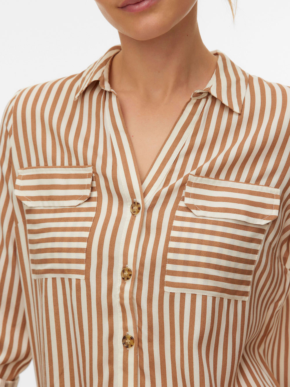 VERO MODA Camicia Donna - Grigio modello 10275283