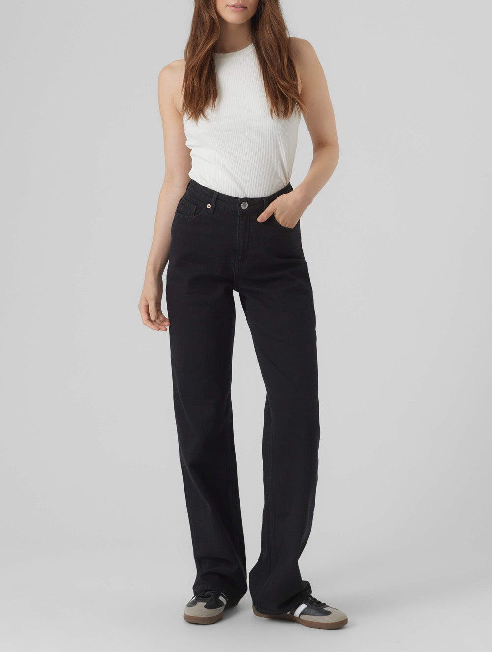 VERO MODA Jeans Donna - Nero modello 10290541