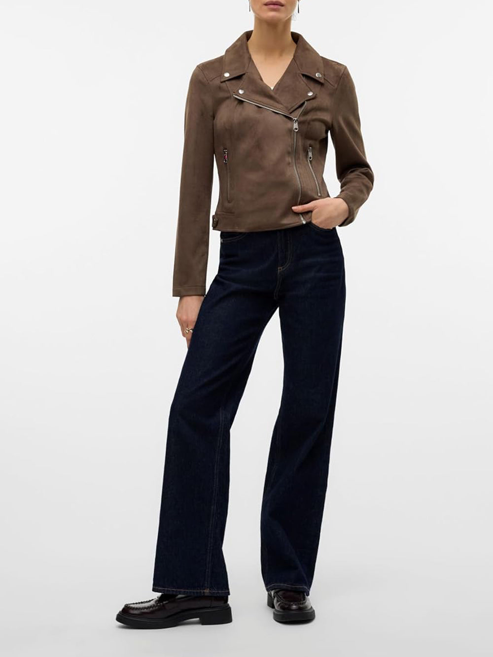 VERO MODA Giubbino Donna - Marrone modello 10300938